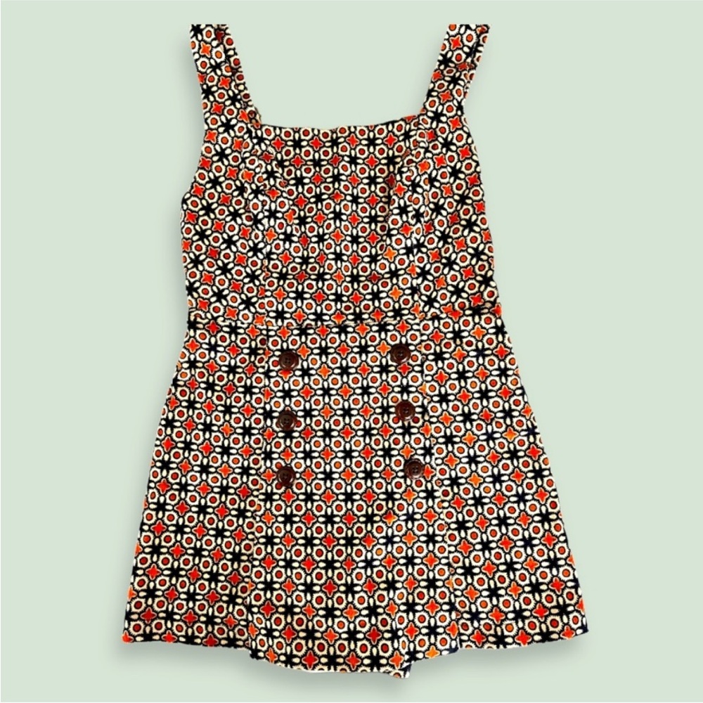 NEW Urban Outfitters BDG Daley Corduroy Skort Romper Overalls Size large